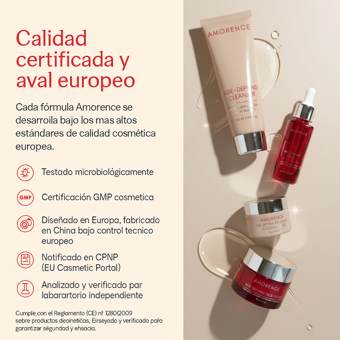 Amorence© Age-Defying — Rutina Antiedad Avanzada Piel Madura