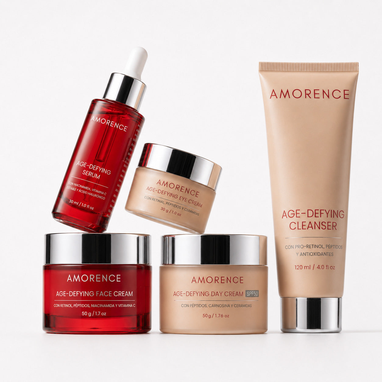 Amorence© Age-Defying — Rutina Antiedad Avanzada Piel Madura